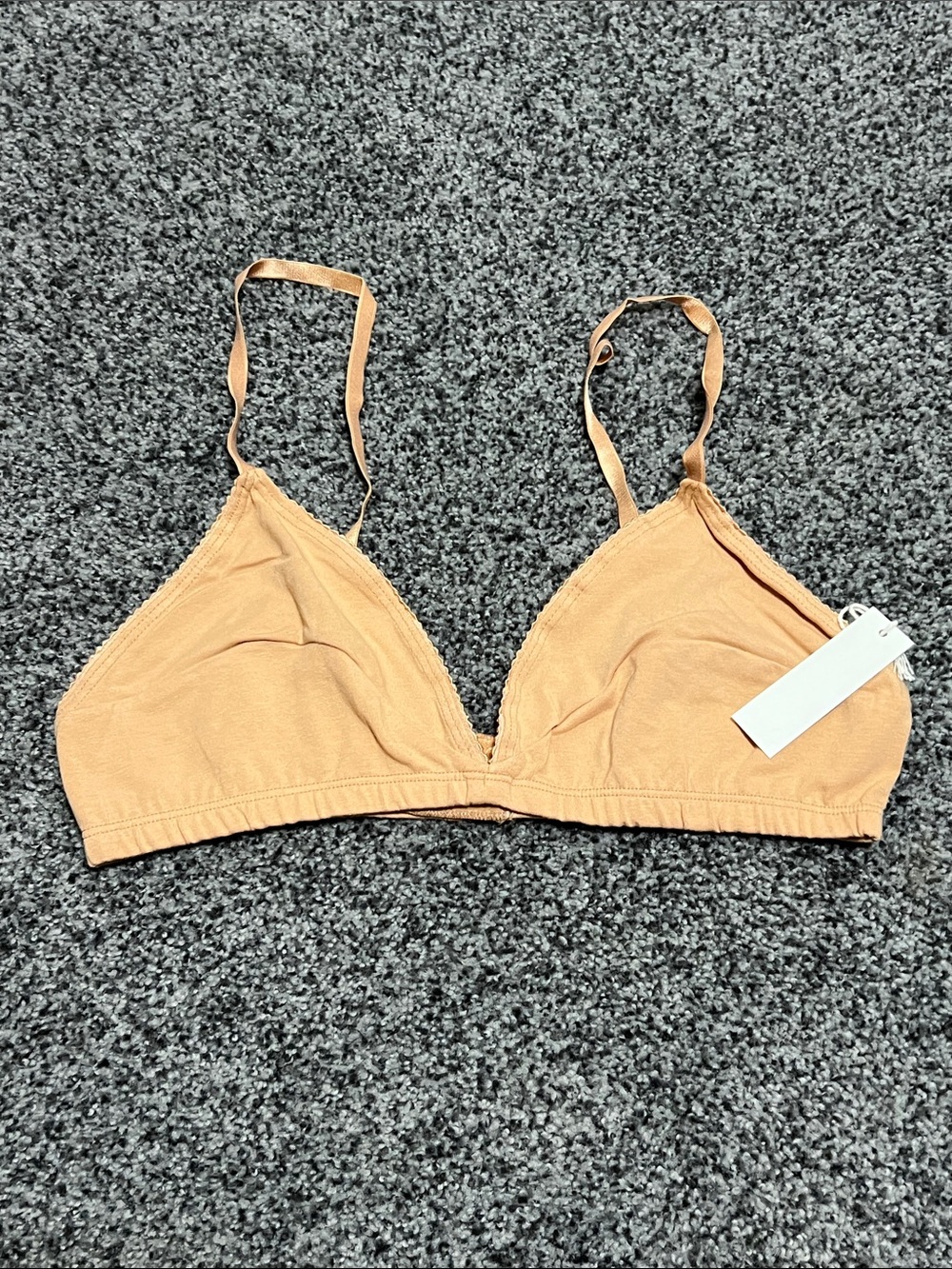 ARQ Women’s Light Tan Bralette Size XL NWT